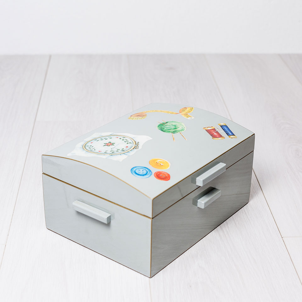 caja costurero